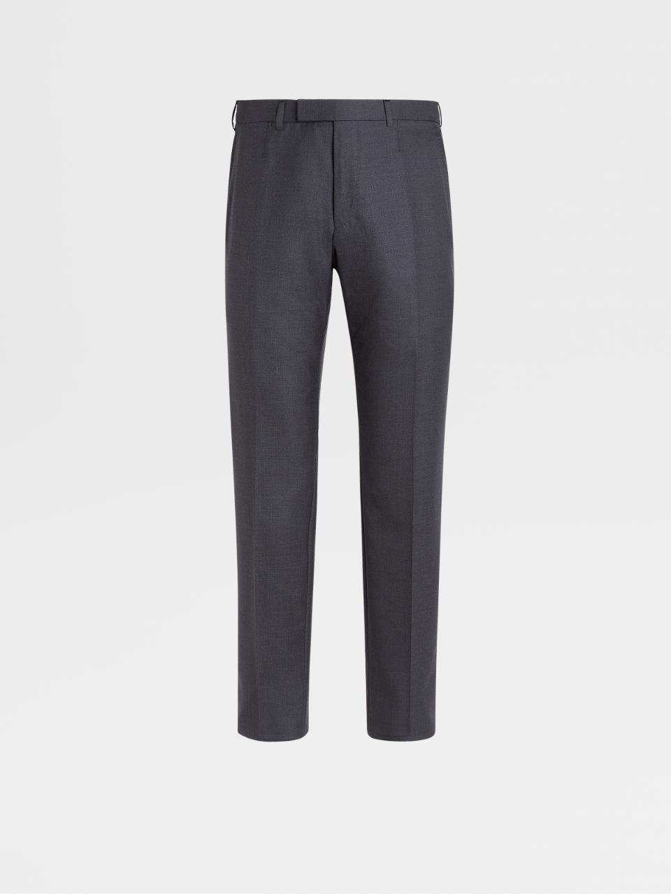 Dark Grey 15milmil15 Wool Flat Front Trousers